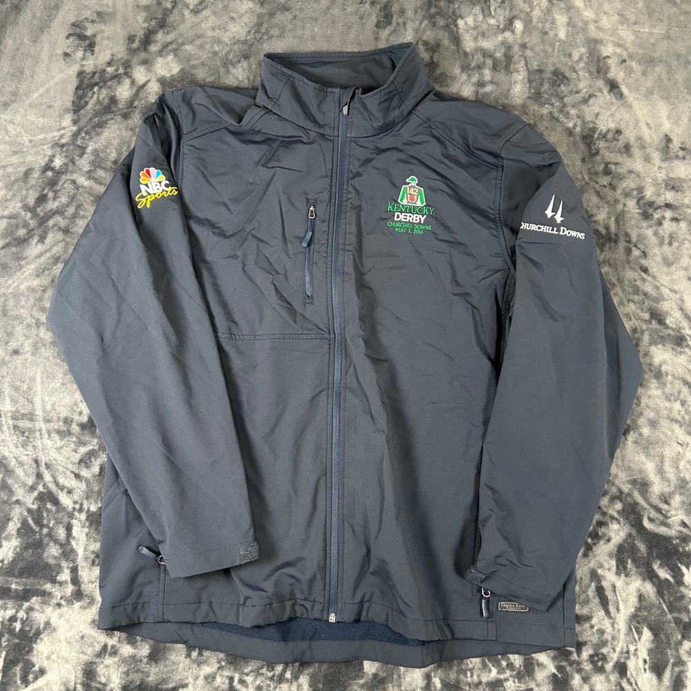 Charles River Jacket Mens XXL Black Kentucky Derby 142 NBC Sports